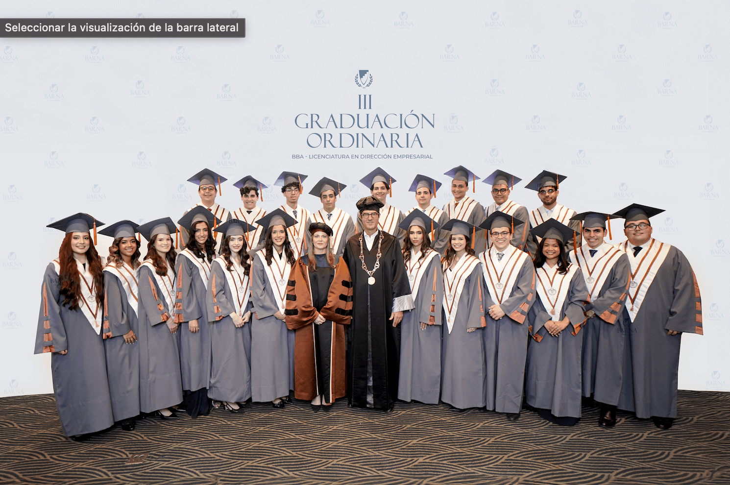BARNA lleva a cabo su III Graduación Ordinaria de la Licenciatura en Dirección Empresarial